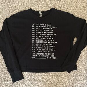 Love Thy Neighbor L/S Crop